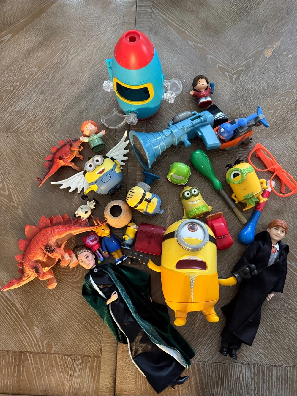 25+ Piece “Not So Mystery” Kids Toy Bundle | Minions, Dinosaurs, Harry Potter